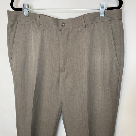 Perry Ellis Suit Pants Dress Pants Sz 36 x 34 Brown - Picture 3 of 7